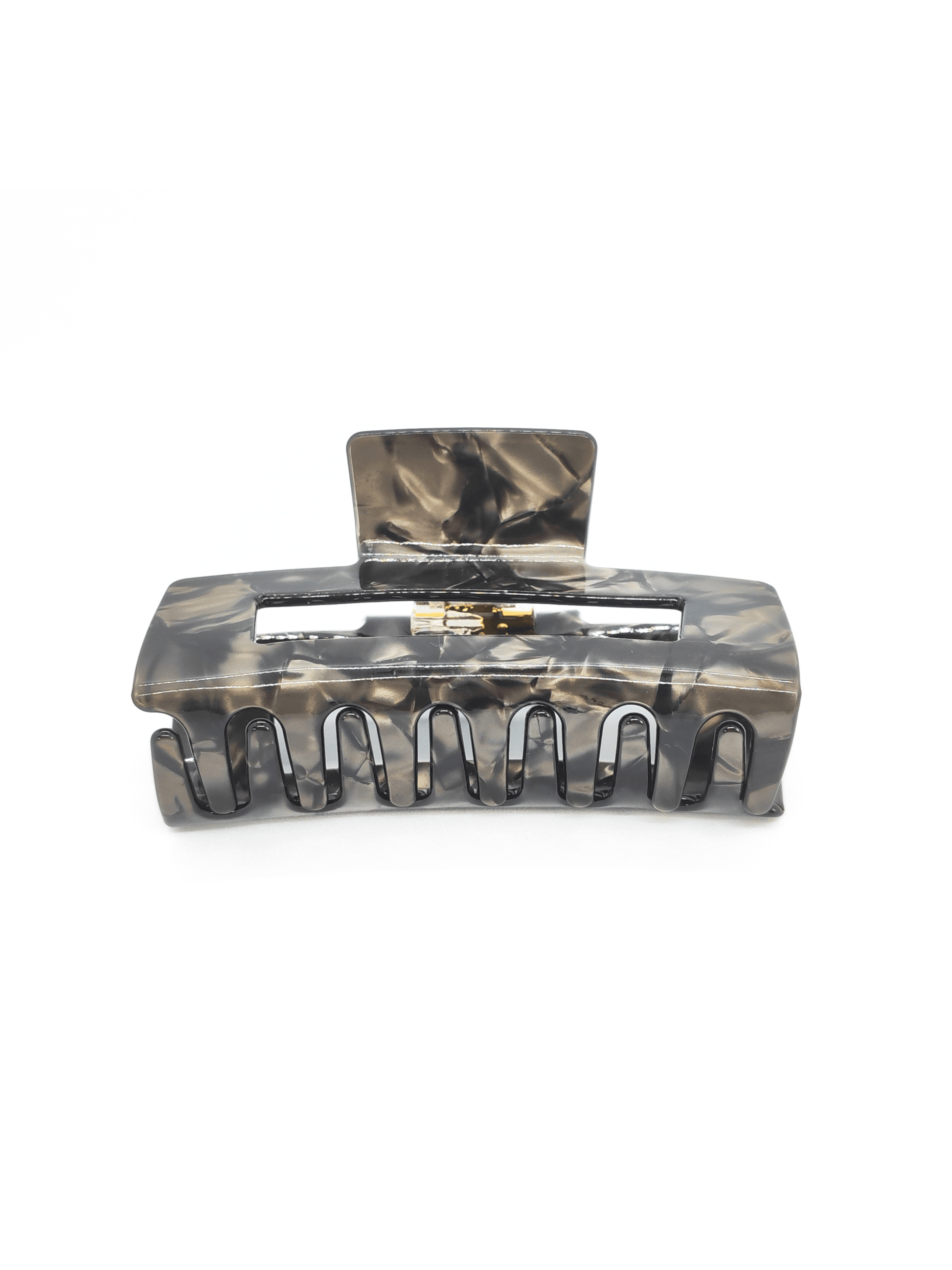 Smoky Marble Rectangular Hair Claw Clip - cllovestudio