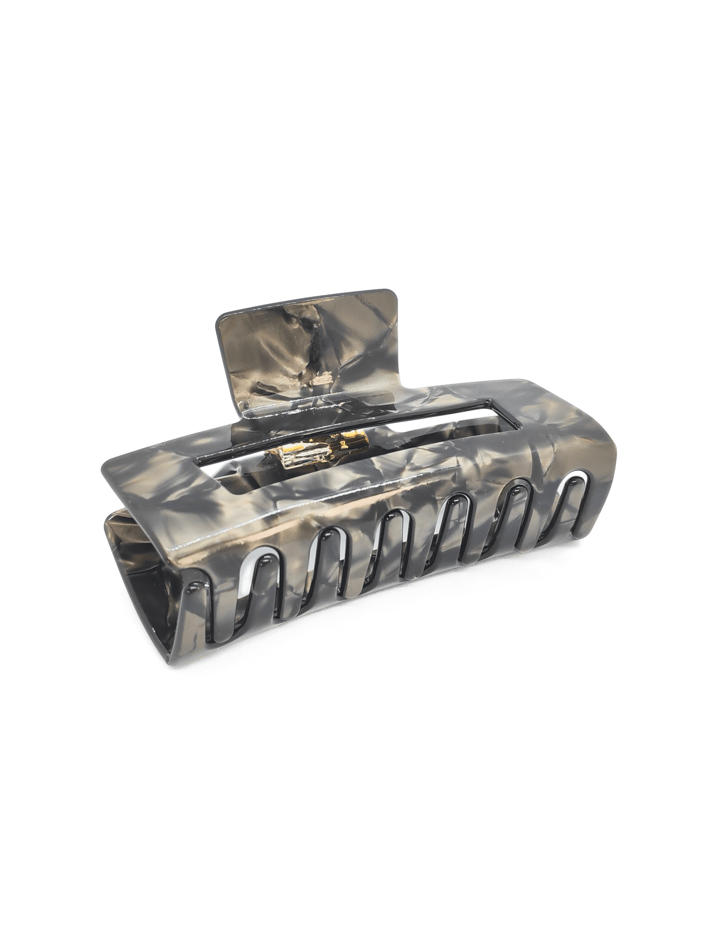 Smoky Marble Rectangular Hair Claw Clip - cllovestudio
