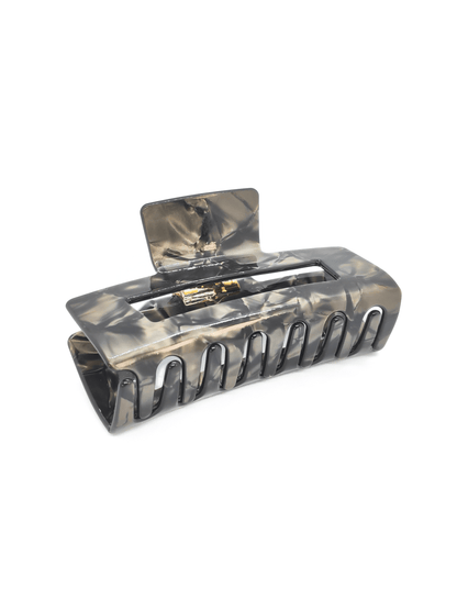 Smoky Marble Rectangular Hair Claw Clip - cllovestudio