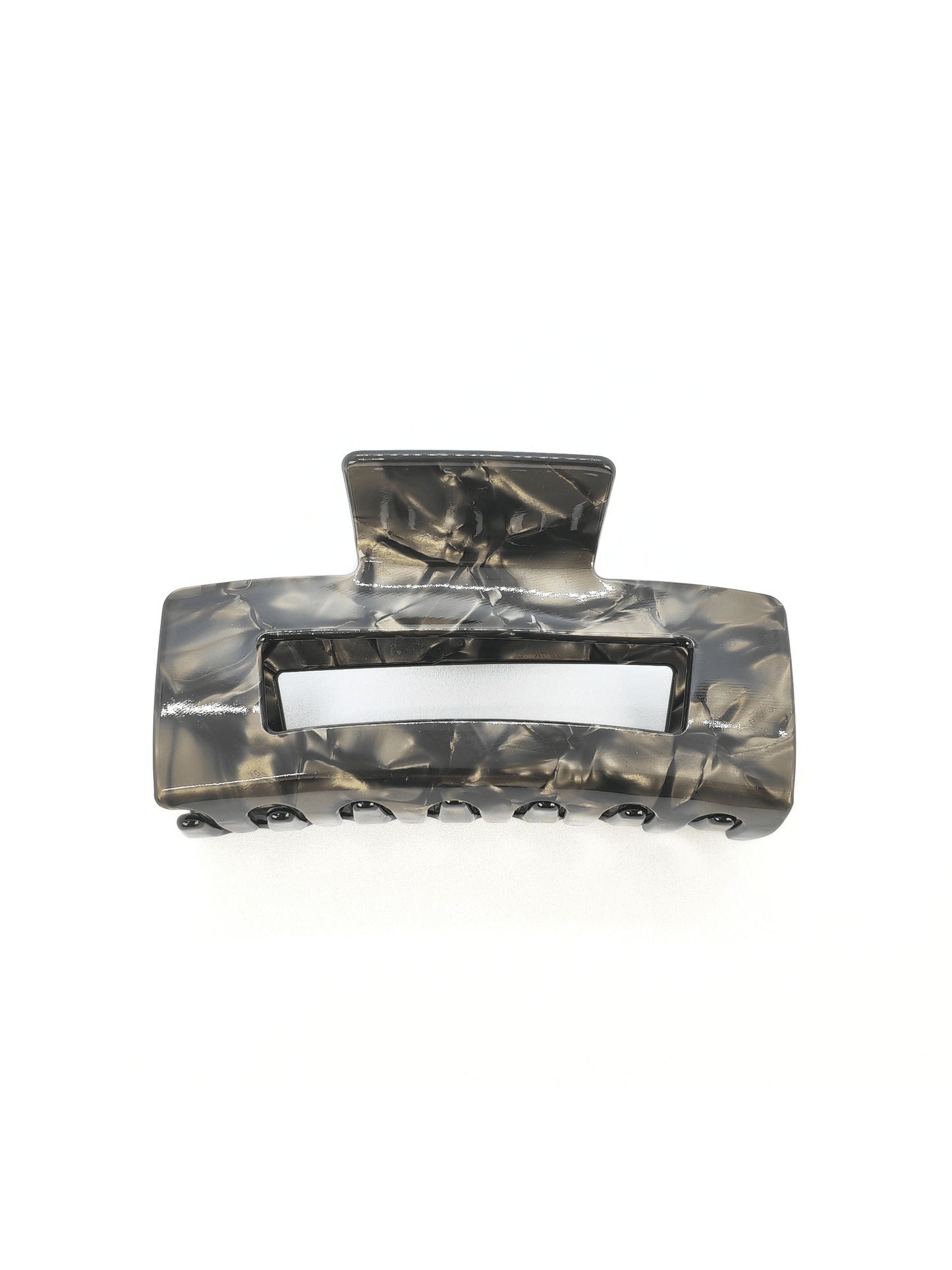 Smoky Marble Rectangular Hair Claw Clip - cllovestudio