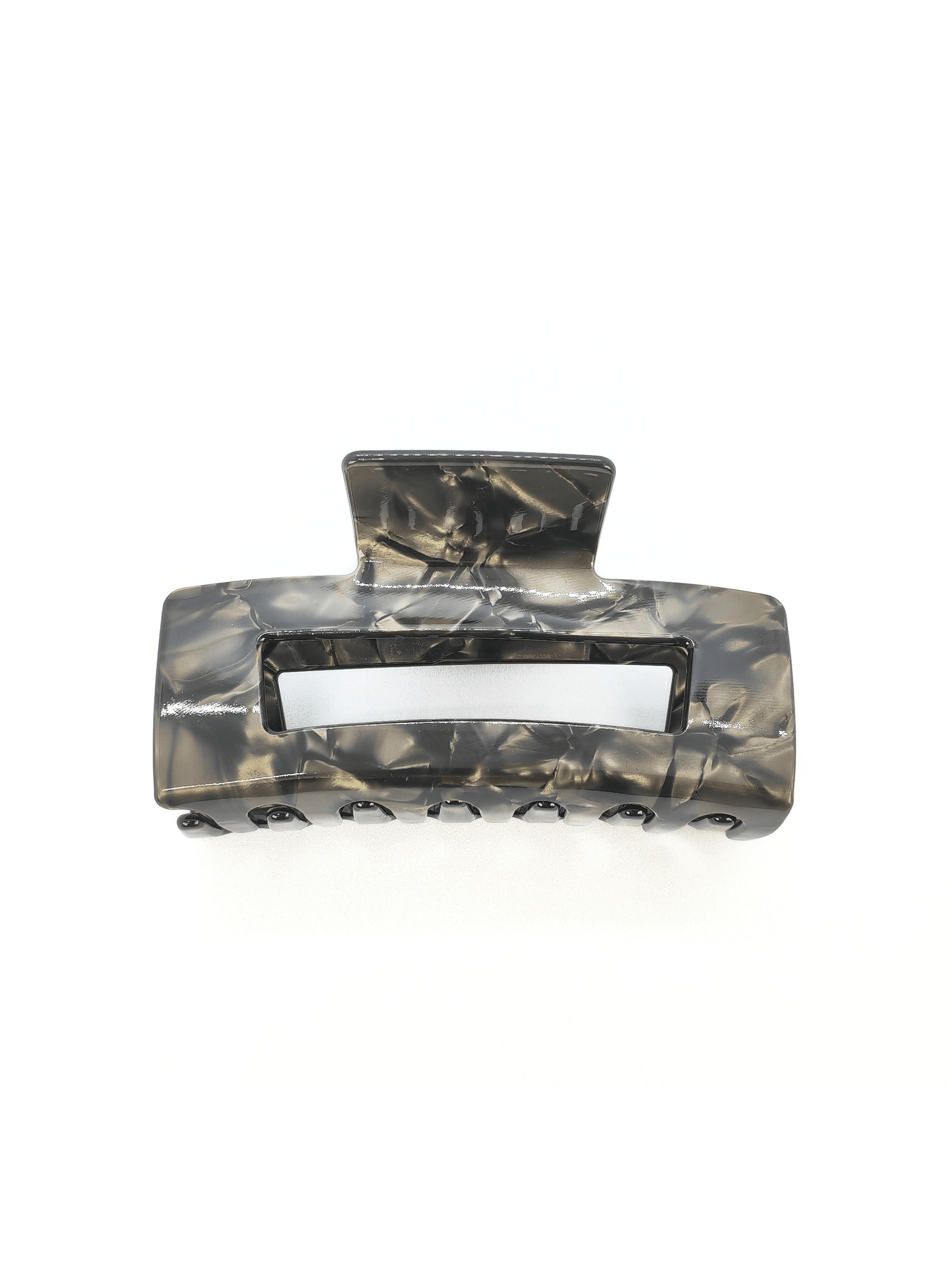 Smoky Marble Rectangular Hair Claw Clip - cllovestudio