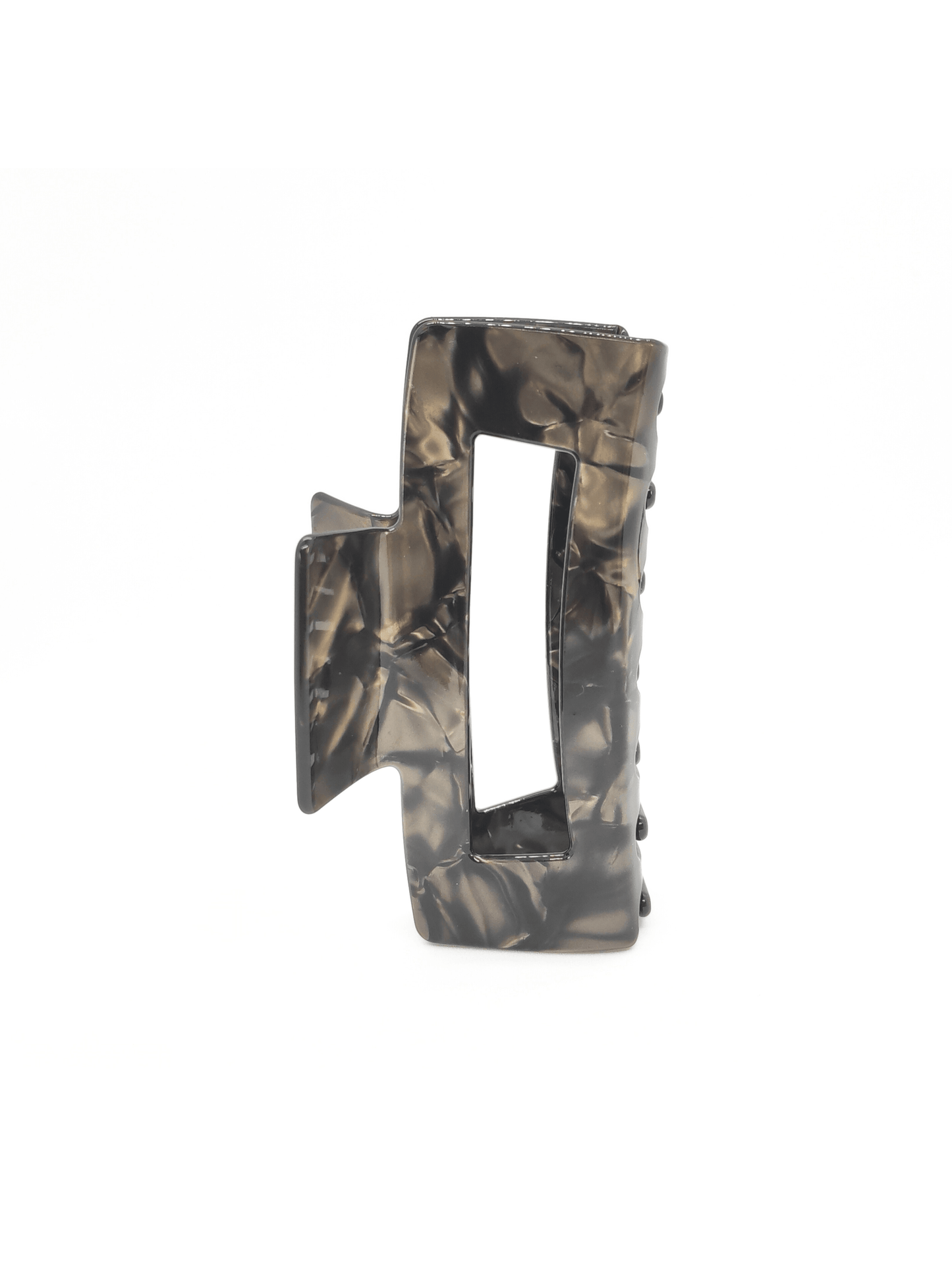 Smoky Marble Rectangular Hair Claw Clip - cllovestudio