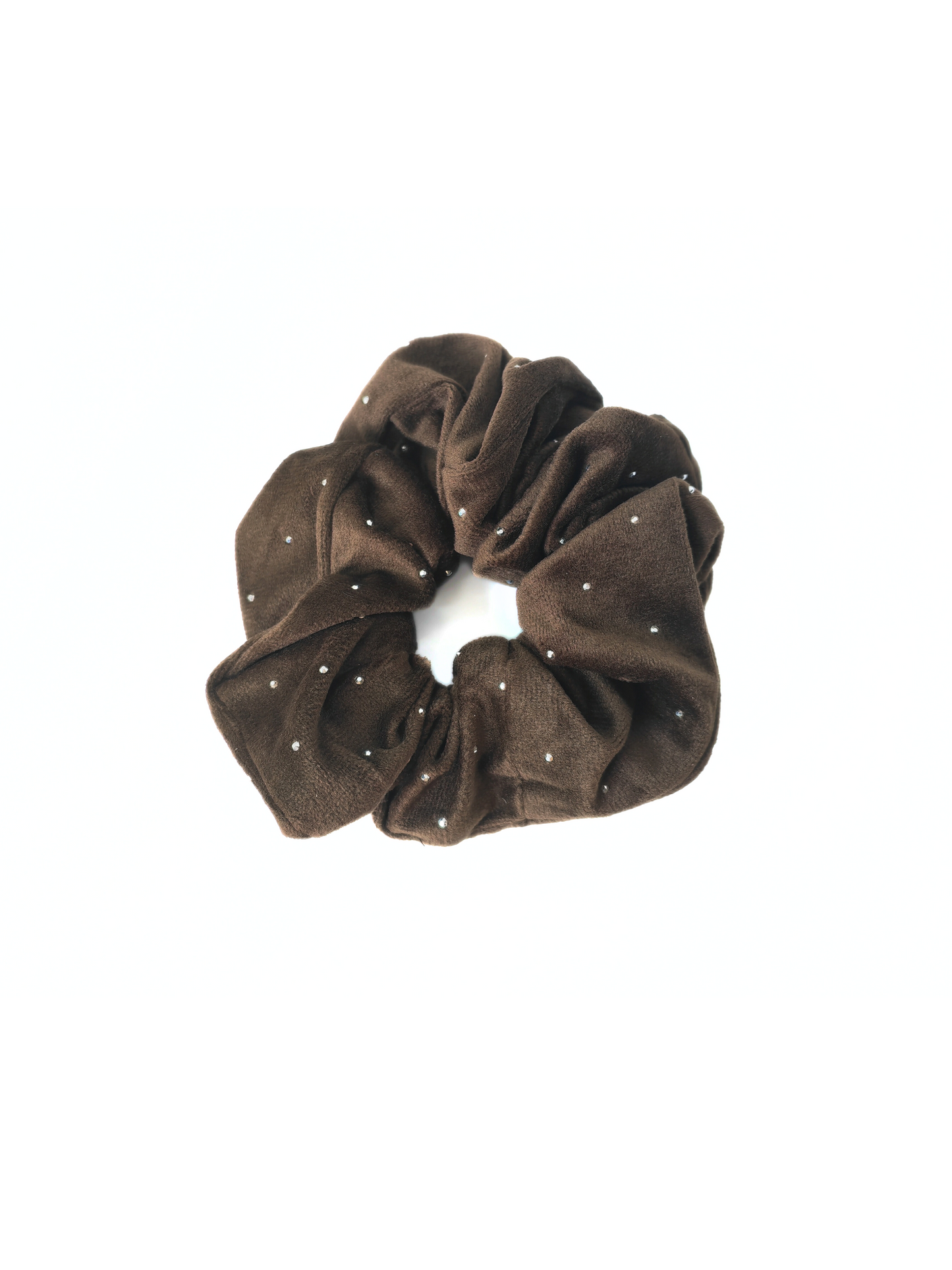 Sparkling Rhinestone Velvet Polka Dot Scrunchie - cllovestudio