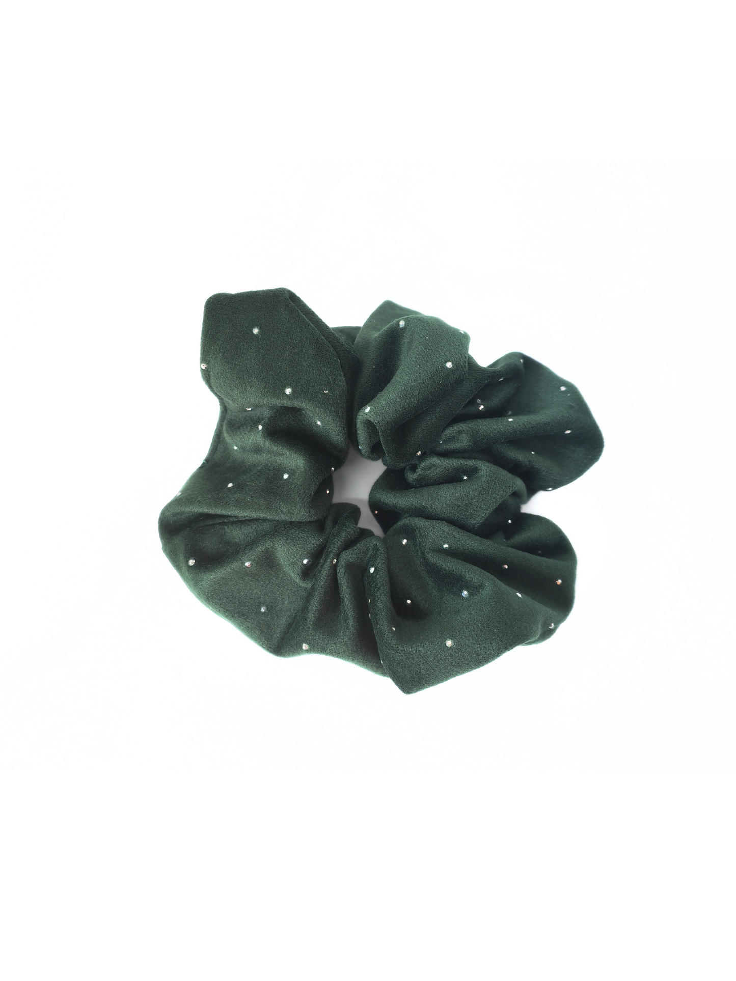 Sparkling Rhinestone Velvet Polka Dot Scrunchie - cllovestudio