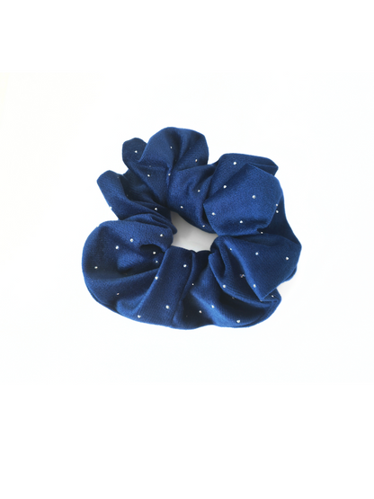 Sparkling Rhinestone Velvet Polka Dot Scrunchie - cllovestudio