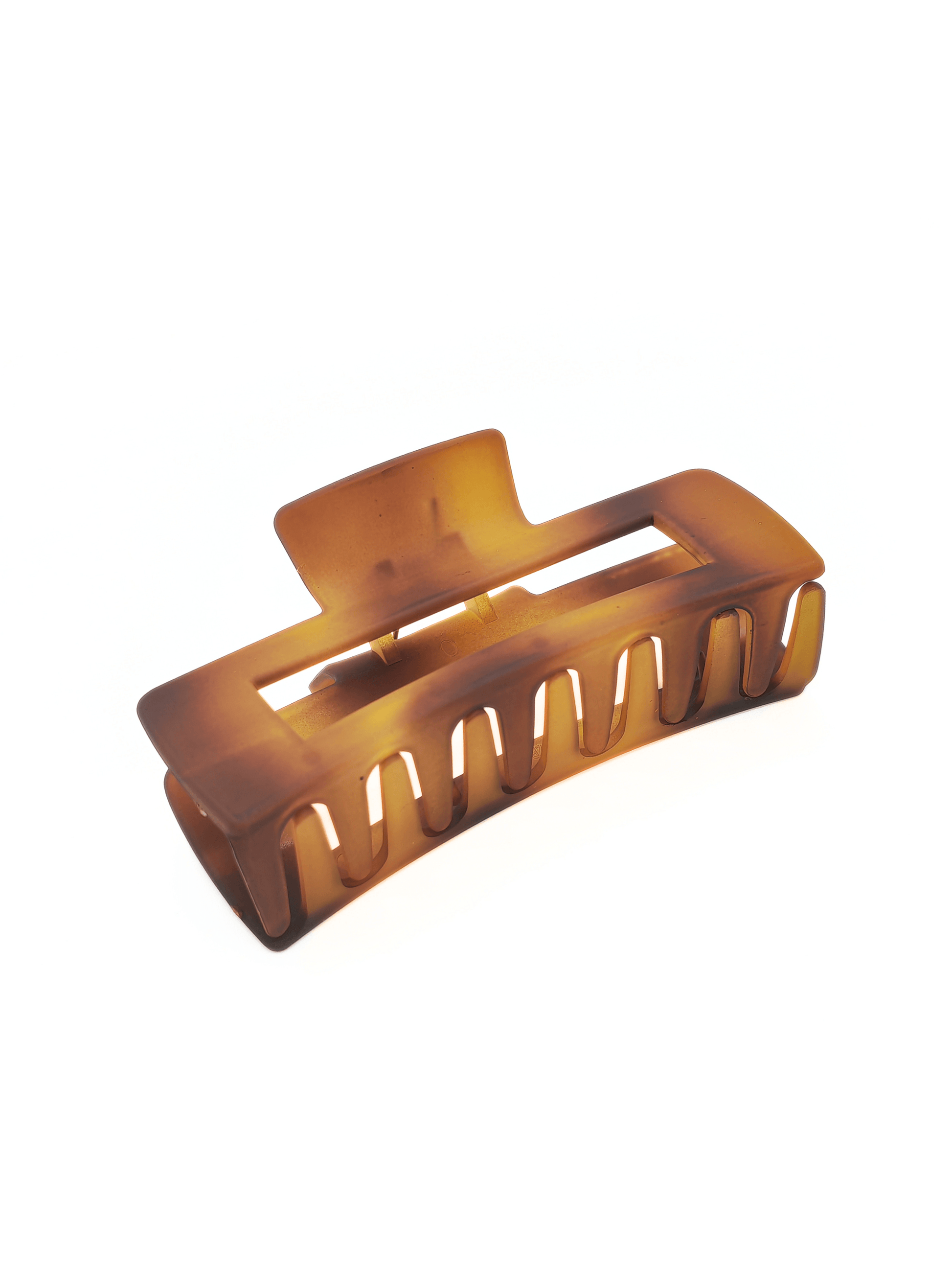 Trendy Matte Ink-Inspired Rectangular Hair Claw Clip - cllovestudio