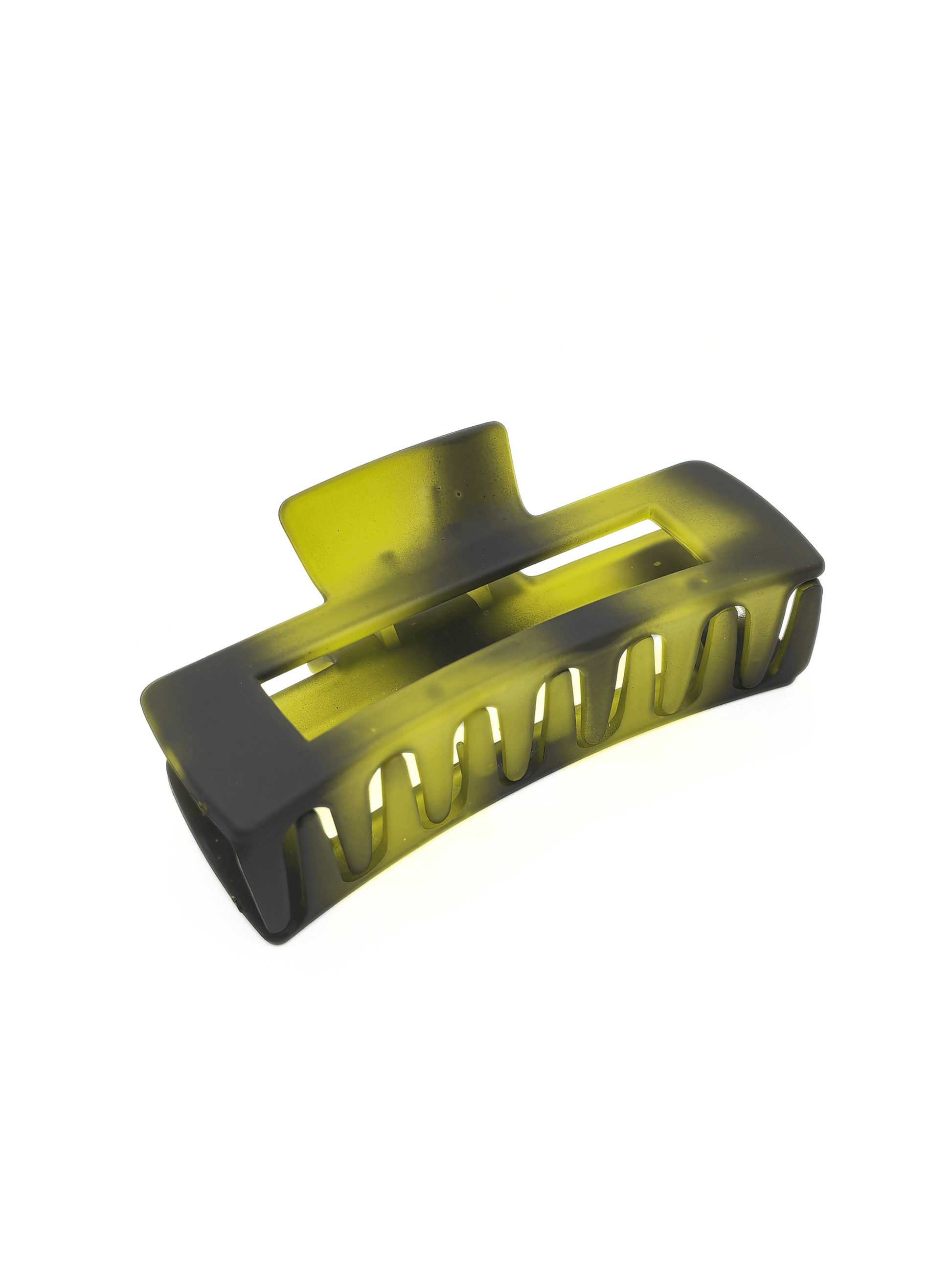 Trendy Matte Ink-Inspired Rectangular Hair Claw Clip - cllovestudio