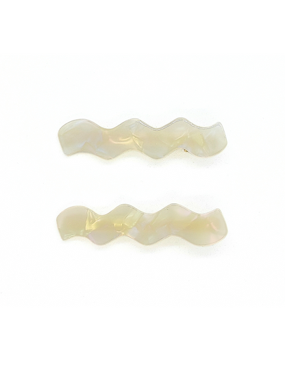 Wavy Shell Hair Pins (2-Pack) - cllovestudio