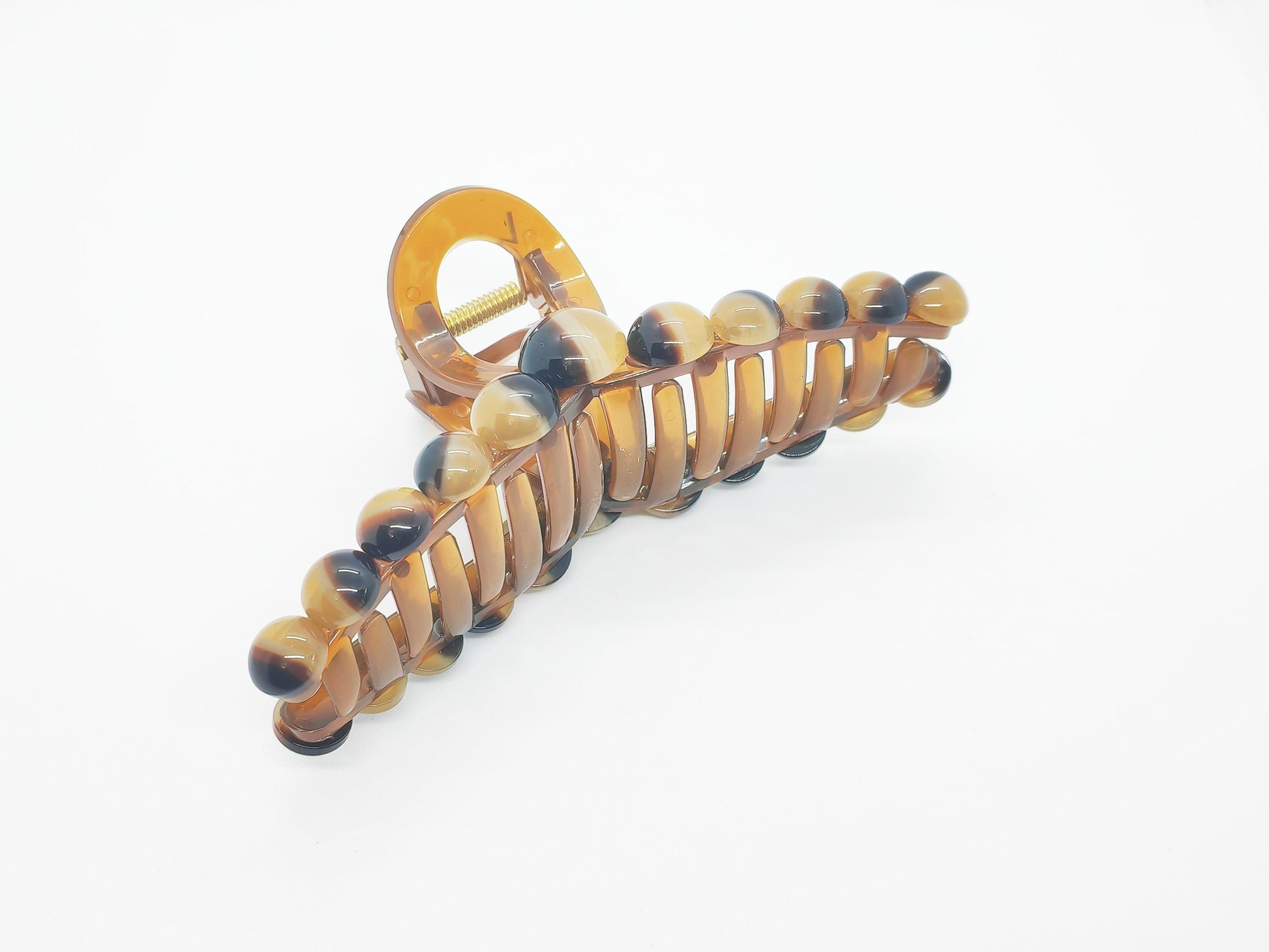 Classic Halo Beaded Twisted Hair Claw Clip - cllovestudio